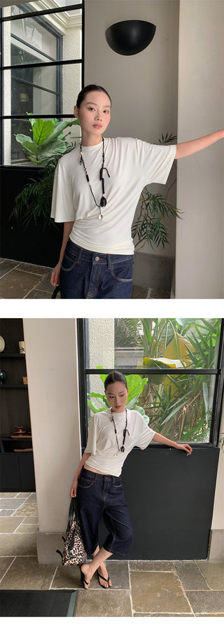 pleated loose top