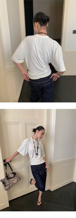 pleated loose top