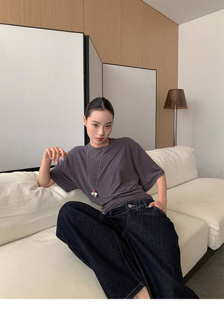 pleated loose top