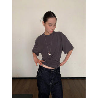 pleated loose top