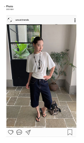 pleated loose top
