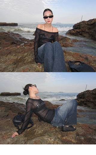 pleated denim jeans