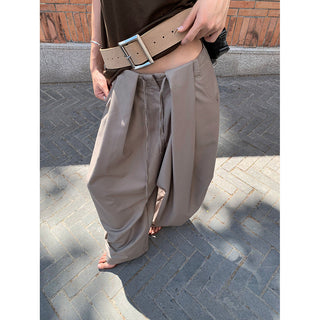 pleated wide-leg pants