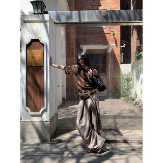 pleated wide-leg pants
