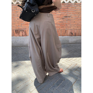 pleated wide-leg pants