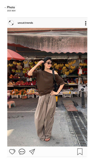 pleated wide-leg pants