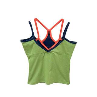 multicolor suspender top