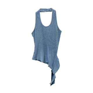 ribbon knit halter