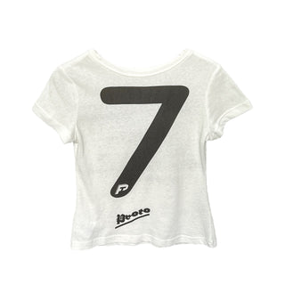 letter printed Tops