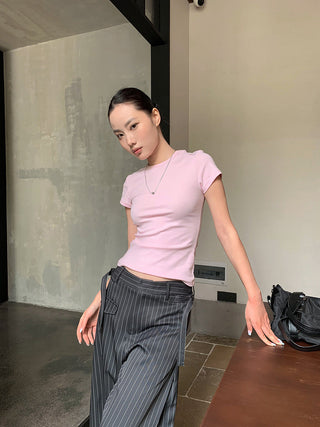striped suit pants