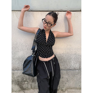 polka dot halter