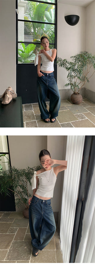 button belt jeans