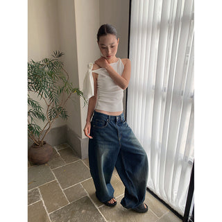 button belt jeans