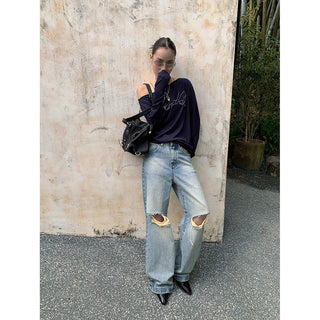 tie-dye straight pants