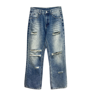 dirty ripped jeans