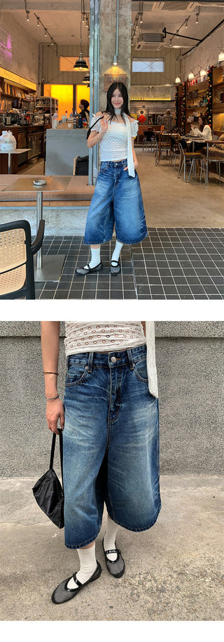 tie-dye bermuda shorts