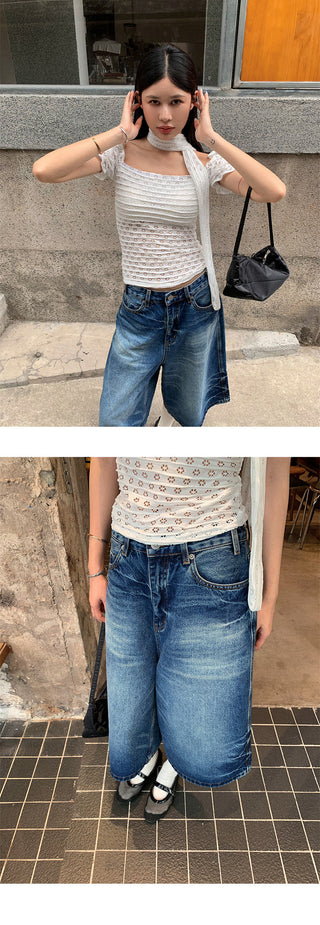 tie-dye bermuda shorts