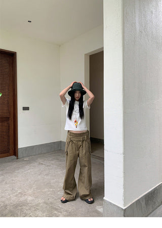 overalls wide pants