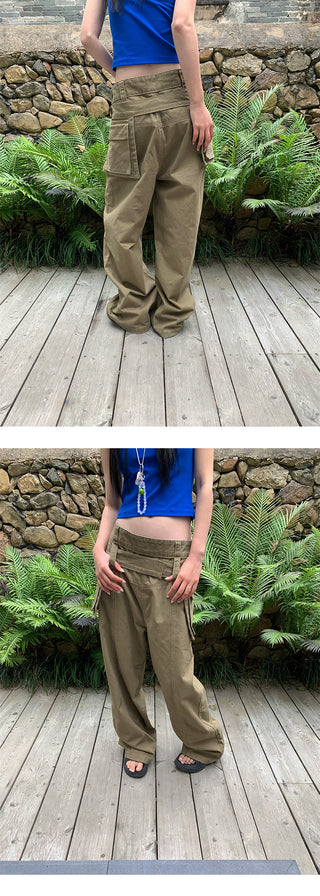 overalls wide pants
