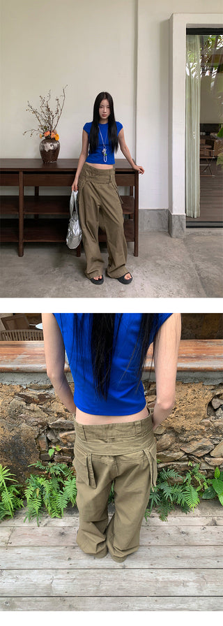 overalls wide pants
