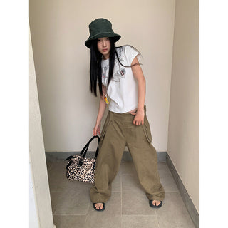 overalls wide pants