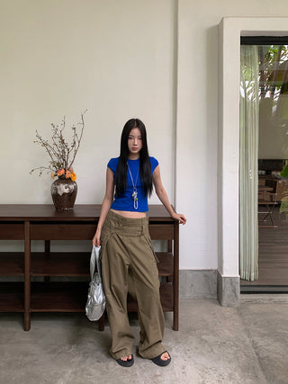 overalls wide pants