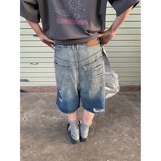 tassel ripped jeans