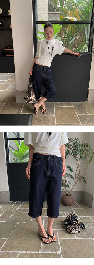 red stitch jeans