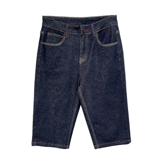 red stitch jeans