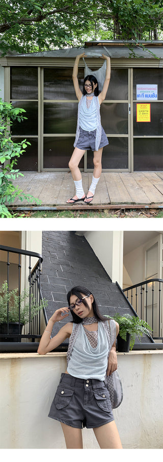 denim work shorts