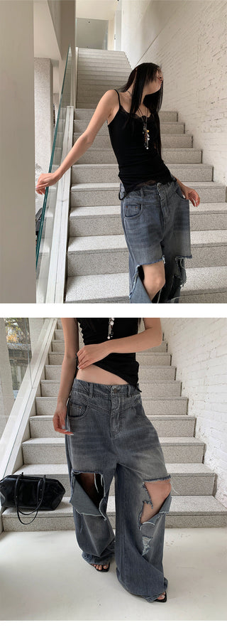 double waist jeans 01