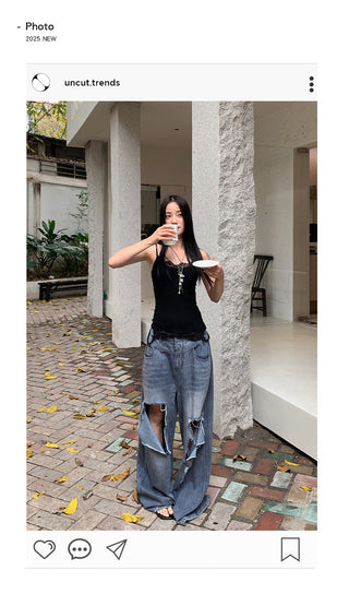 double waist jeans 01