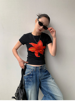 flower print Tops