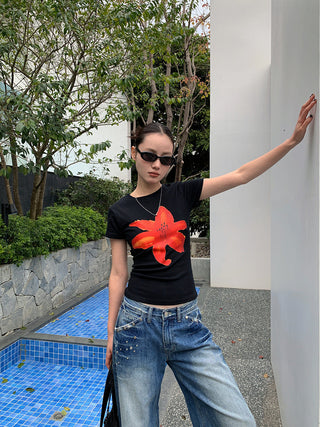 flower print Tops