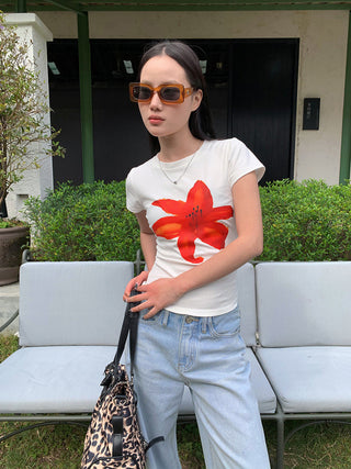 flower print Tops