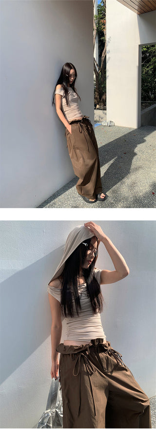 lace wide pants