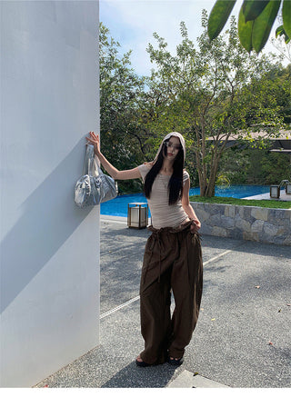 lace wide pants