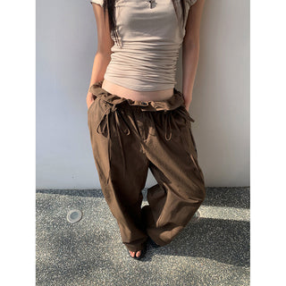 lace wide pants