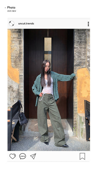 split waist jeans