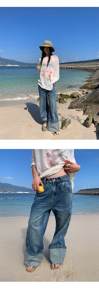 white wide pants