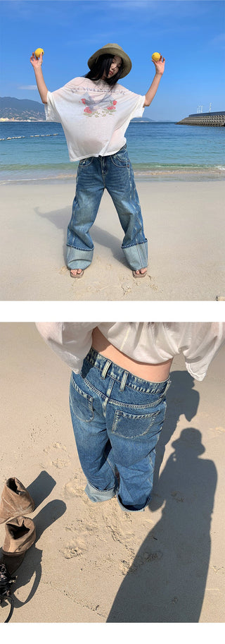 white wide pants