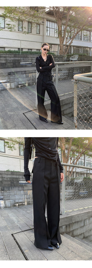 zipper suit pants