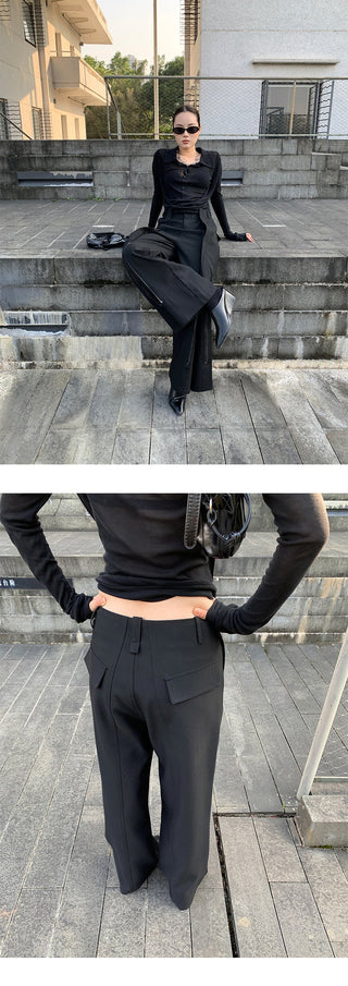 zipper suit pants