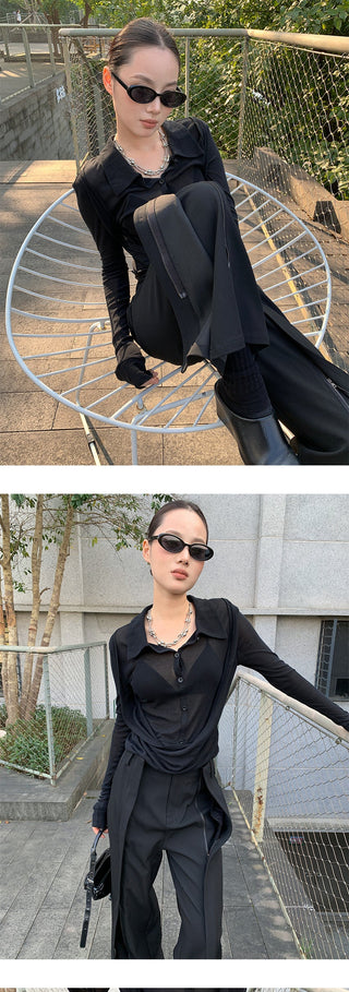 zipper suit pants