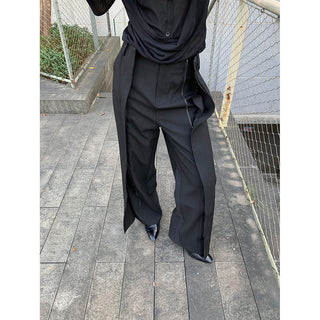 zipper suit pants
