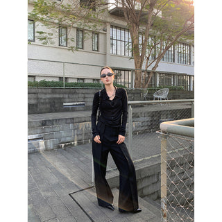zipper suit pants