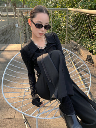zipper suit pants