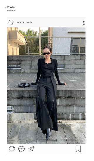 zipper suit pants