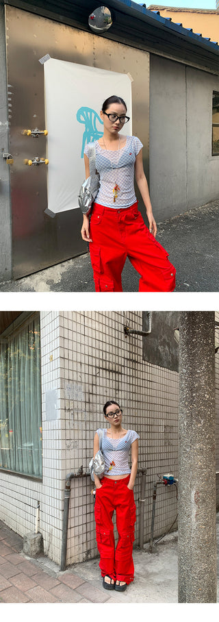 U-collar bandage top