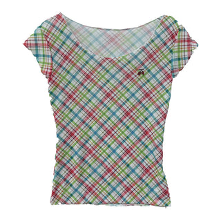 U-collar bandage top